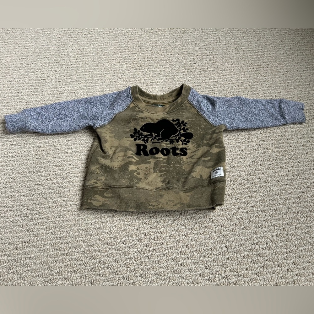 Roots Kids Camouflage Sweatshirt